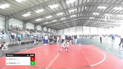 54 lbs Rr Rnd 1 - Andres Giron Jr, VC Outlaws vs Adam Medeles, Adams City WC