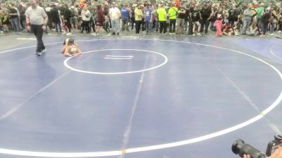 66 lbs Quarterfinal - Barrett Johns, Bulldog Wrestling Club vs Jaxson Lawrence, Gold Rush Wrestling