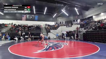 184 lbs Champ. Round 2 - Nate McDonald, Midland (Neb.) vs Cameron Johnson, Central Oklahoma