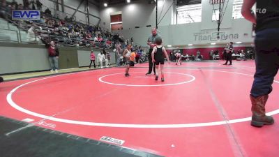 49 lbs Consolation - Stone Charlton, Beggs Youth Wrestling Program vs James Duncan, Pin-King All Stars