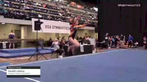 Kendall Leistico - Women's Group, Midwest Twisters Gymnastics - 2021 Women's Xcel Region 4 Championships