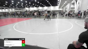 87 lbs 5th Place - Cruz Ramos, The Wrestling Asylum vs Adrian Resendiz, Aniciete TC