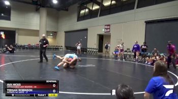155 lbs Semis (4 Team) - Teegan Robinson, Patriots WC White vs Ava Hicks, Untouchable Lady Reapers