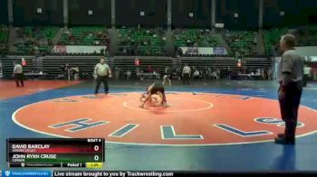 106 lbs Champ. Round 1 - John Ryan Cruse, Corner vs David Barclay, Shades Valley