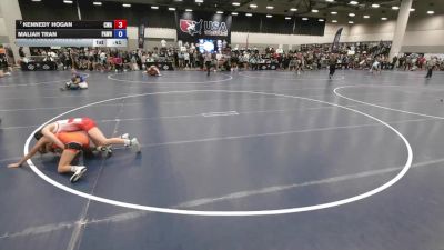 100 lbs Champ. Rd Of 16 - Kennedy Hogan, Celtic Wrestling Academy vs Maliah Tran, Paradigm Wrestling