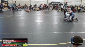 150 lbs Round 2 - Karson Yancer, Meridian Elementary School vs Vince Budd, Next Level WR