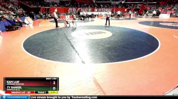 2A 132 lbs Cons. Round 1 - Kam Luif, Lombard (Montini) vs Ty Rangel, Danville (H.S.)