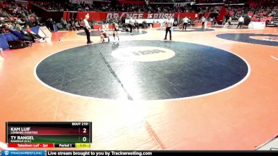 2A 132 lbs Cons. Round 1 - Kam Luif, Lombard (Montini) vs Ty Rangel, Danville (H.S.)