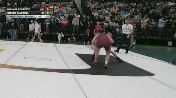 119-I lbs Round Of 64 - Michael Polizotto, Garden City vs Steven Campbell, Bensalem