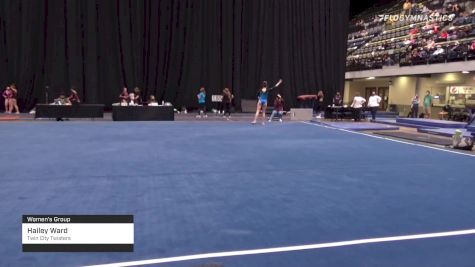 Hailey Ward - Women's Group, Twin City Twisters - 2021 Women's Xcel Region 4 Championships