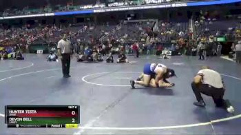 4A 182 lbs Semifinal - Devon Bell, Laney vs Hunter Testa, Davie