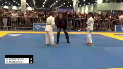 MCKAYLA ELIZABETH YATES vs MALIA ROSE BUNYAN 2022 IBJJF Jiu-Jitsu CON International