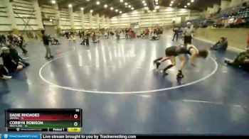 95 lbs Placement (16 Team) - Sadie Rhoades, Uintah vs Corbyn Robison, Westlake