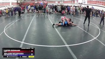 150 lbs Quarterfinal - Carter Eisenmann, CWO vs Benjamin Bouaphakeo, MWC Wrestling Academy