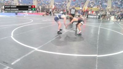 155 lbs Consi Of 8 #2 - Wyatt Weber, Severance Middle School vs Logan Johnson, Colorado Top Team