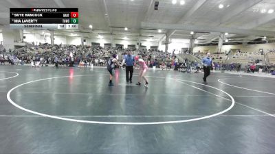 160 lbs Semifinal - Skye Hancock, Blackman Wrestling Club vs Mia Laverty, Iron Knights