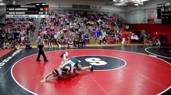 160 lbs Cons. Round 2 - Gage Marker, Mount Pleasant Area Hs vs Alec Anderson, Pine-Richland Hs