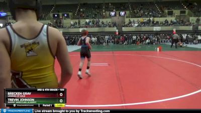 105 lbs Round 3 - Trevin Johnson, Summit Wrestling Academy vs Brecken Grav, Legends Of Gold