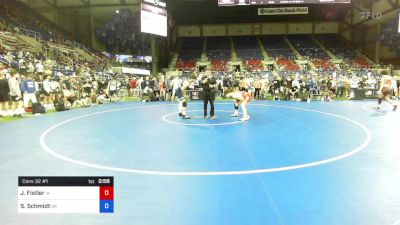 170 lbs Cons 32 #1 - Jacob Fistler, Iowa vs Samuel Schmidt, Oklahoma