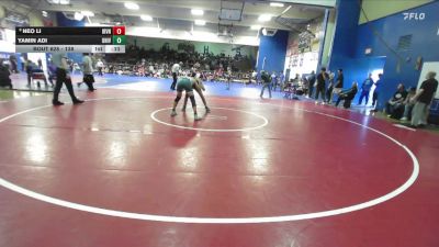 138 lbs 7th Place Match - Neo Li, Irvine vs Yamin Adi, University