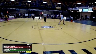 165 lbs Cons. Round 2 - Skeater Baker, Northwest Kansas Technical College vs Johnny Thomas, Unattached