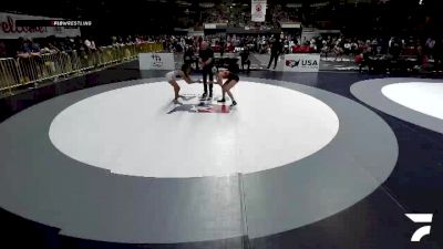 Champ. Round 1 - Jaelle Cortez, Gilroy High School Wrestling vs Nicole Comia, Animal House Wrestling