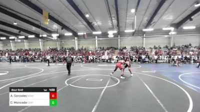 138 lbs Semifinal - Aadin Gonzales, Montrose Elite vs Cruz Moncada, Central Grand Junction