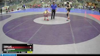 117 lbs Finals (8 Team) - Mia Pedersen, Redmond vs Tiona Lay, North Medford