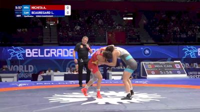 59 kg Qualif. - Anastasia Nichita, Moldova vs Laurence Beauregard, Canada