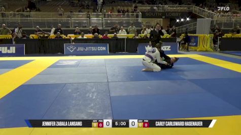 Jennifer Zabala Lansang vs Carly Carlsward Hasenauer 2025 Pan Jiu Jitsu IBJJF Championship