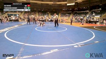 49 lbs Semifinal - Eli Dicus, Raw Wrestling Club vs Theodore Mosby, Wyandotte Youth Wrestling