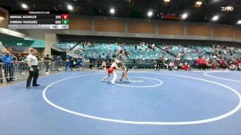 130 lbs Cons. Round 5 - Ximena Vazquez, Del Oro vs Abigail Schultz, Ceres