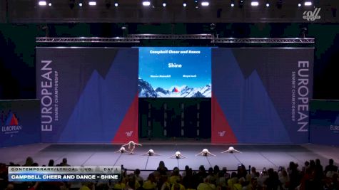 Campbell Cheer and Dance - Shine [2026 Contemporary/Lyrical - U8 Day 1] 2026 The European Summit