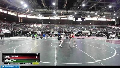 170 lbs Cons. Round 3 - Logan Tull, Wasatch Utah vs James Greene, Moscow
