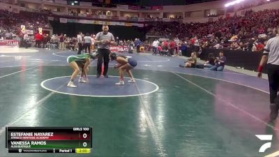 Girls 100 lbs Quarterfinal - Vanessa Ramos, Albuquerque vs Estefanie Nayarez, Atrisco Heritage Academy