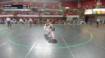 135 lbs Round 5 - 1st And 3rd - Shelby Lawrence, Canyon Randall vs Kadi Wise, Borger