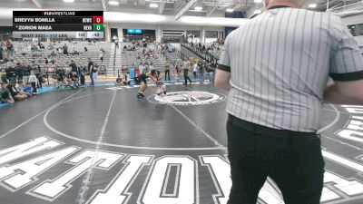 117 lbs Cons. Quarters - Brevyn Bonilla, Bear Cave Wrestling Club vs Zorion Maea, Nevada