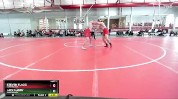 285 lbs Quarterfinal - Steven Flagg, Huntingdon vs Jack Haury, Huntingdon