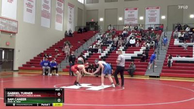 147 lbs Champ. Round 1 - Sam Caneer, Arab Jr. High vs Gabriel Turner, Hewitt Trussville Middle School