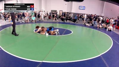 138 lbs Cons. Round 6 - Nathan Attisano, MVKWA Xenia Legacy Christian Wrestling Club vs Tylin Thrine, New Castle Youth Wrestling Club