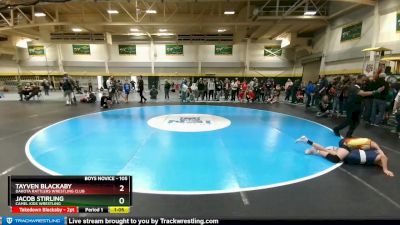 105 lbs 2nd Place Match - Tayven Blackaby, DAKOTA RATTLERS WRESTLING CLUB vs Jacob Stirling, Camel Kids Wrestling