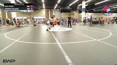 132 lbs Quarterfinal - Alex Choo, Gracie Barra Westchase Wrestling Club vs Dominic Salazar, Spartan Mat Club