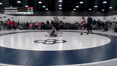 95 lbs Round 4 - Beau Siljanoski, The Outsiders Wrestling Club vs Kaleb Pollock, Killer Elite