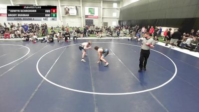 Junior Boys - 144 lbs Cons. Round 4 - Edwyn Schroeder, Oshkosh West High School Wrestling vs Brody Buhman, Big Game Wrestling Club