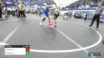 120 lbs 3rd Place - Grant Conder, Piedmont vs Breckyn Moyers, Lone Grove Takedown Club