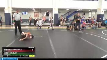 56 lbs Round 6 (8 Team) - Aiden Hensley, Cimarron vs Colton Louderback, 84 Athletes