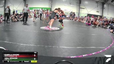 128 lbs Round 2 (3 Team) - Vera Spencer, Level Up vs Isabella Moore, Fierce & Scrappy