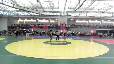 120 lbs Round Of 16 - Kayleigh Francis, Somers vs Monica Flores Romero, Fairfield Warde