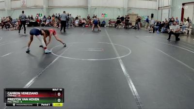 88 lbs Round 4 (8 Team) - Camron Veneziano, CTWHALE vs Preston Van Hoven, Full Circle