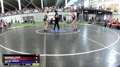 108 lbs Round 3 (6 Team) - Shannon Logue, Pennsylvania Red vs Sophia Hurley, Iowa